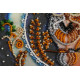 Mini Bead Embroidery Kit on Art Canvas "Day and night"