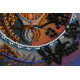 Mini Bead Embroidery Kit on Art Canvas "Day and night"
