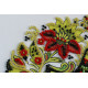 Mini Bead Embroidery Kit on Art Canvas "The birds are singing"