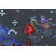 Mini Bead Embroidery Kit on Art Canvas "Romantic trip"