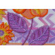 Mini Bead Embroidery Kit on Art Canvas "Amazing flowers"