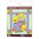 Mini Bead Embroidery Kit on Art Canvas "Easter patterns"