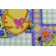 Mini Bead Embroidery Kit on Art Canvas "Easter patterns"