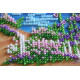 Mini Bead Embroidery Kit on Art Canvas "Horizon"