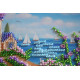 Mini Bead Embroidery Kit on Art Canvas "Horizon"