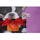 Mini Bead Embroidery Kit on Art Canvas "Cute baby"