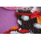 Mini Bead Embroidery Kit on Art Canvas "Cute baby"