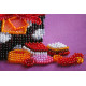 Mini Bead Embroidery Kit on Art Canvas "Cute baby"