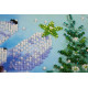 Mini Bead Embroidery Kit on Art Canvas "Umka"