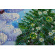 Mini Bead Embroidery Kit on Art Canvas "Umka"