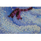 Mini Bead Embroidery Kit on Art Canvas "Umka"