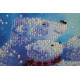 Mini Bead Embroidery Kit on Art Canvas "Umka"
