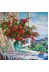 Mini Bead Embroidery Kit on Art Canvas "Sea outside the window"