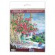 Mini Bead Embroidery Kit on Art Canvas "Sea outside the window"