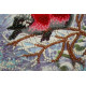 Mini Bead Embroidery Kit on Art Canvas "Warmth together"