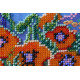 Mini Bead Embroidery Kit on Art Canvas "Full moon"