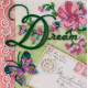 Mini Bead Embroidery Kit on Art Canvas "Dream"