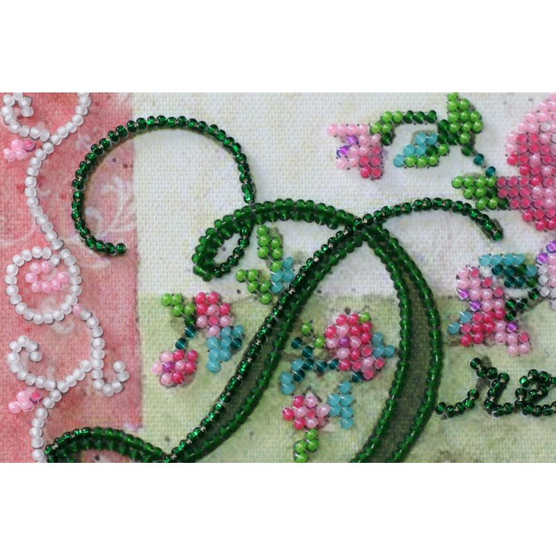 Mini Bead Embroidery Kit on Art Canvas "Dream"