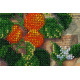 Mini Bead Embroidery Kit on Art Canvas "Apricot branch"