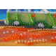 Mini Bead Embroidery Kit on Art Canvas "Surfing"