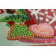 Mini Bead Embroidery Kit on Art Canvas "Aroma of the holiday"