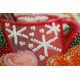 Mini Bead Embroidery Kit on Art Canvas "Aroma of the holiday"