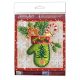 Mini Bead Embroidery Kit on Art Canvas "Children's holiday"