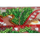 Mini Bead Embroidery Kit on Art Canvas "Children's holiday"
