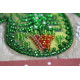 Mini Bead Embroidery Kit on Art Canvas "Children's holiday"