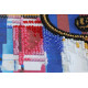 Mini Bead Embroidery Kit on Art Canvas "FC Barcelona"