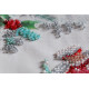 Mini Bead Embroidery Kit on Art Canvas "Winter magic"