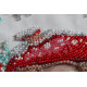Mini Bead Embroidery Kit on Art Canvas "Winter magic"