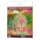 Mini Bead Embroidery Kit on Art Canvas "It's like a fairytale"