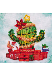 Mini Bead Embroidery Kit on Art Canvas "Gifts for everyone"