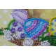 Mini Bead Embroidery Kit on Art Canvas "Holy holiday"