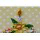 Mini Bead Embroidery Kit on Art Canvas "Holy holiday"