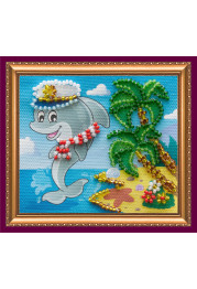 Bead Embroidery Magnet Kit "Payful captain"