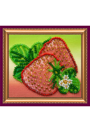 Bead Embroidery Magnet Kit "Strawberry"