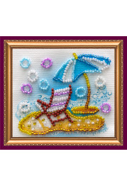 Bead Embroidery Magnet Kit "Under the umbrella"