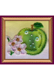 Bead Embroidery Magnet Kit "Apple"