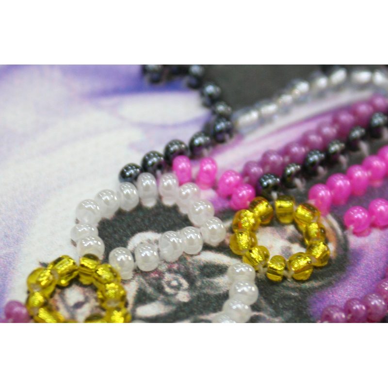 Bead Embroidery Magnet Kit "Retro Car"
