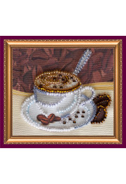 Bead Embroidery Magnet Kit "Latte"