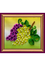 Bead Embroidery Magnet Kit "Grapes"