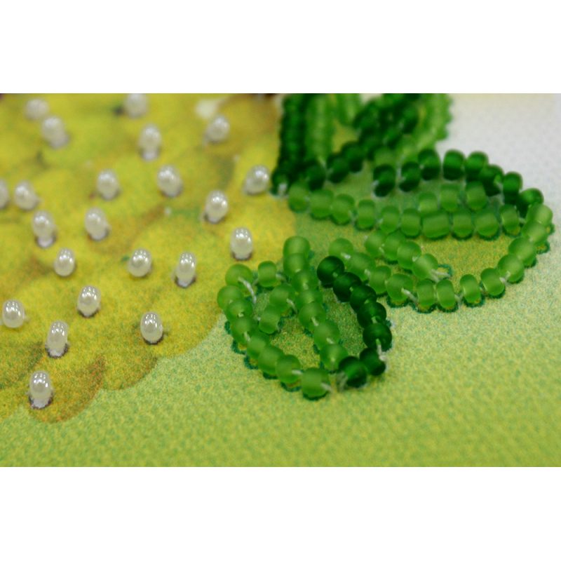 Bead Embroidery Magnet Kit "Grapes"
