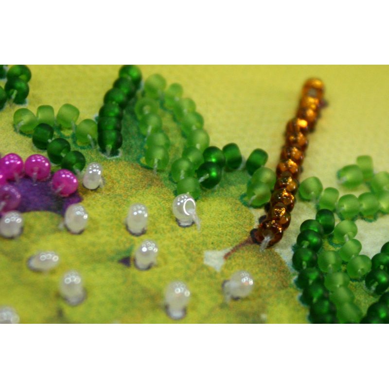 Bead Embroidery Magnet Kit "Grapes"