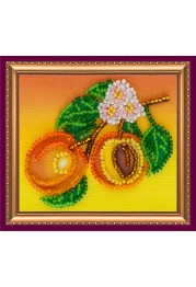 Bead Embroidery Magnet Kit "Apricots"
