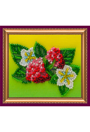 Bead Embroidery Magnet Kit "Raspberry"