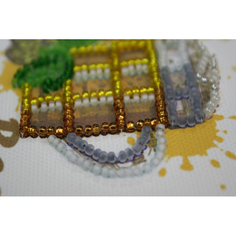 Bead Embroidery Magnet Kit "Beer"