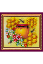 Bead Embroidery Magnet Kit "Honey"