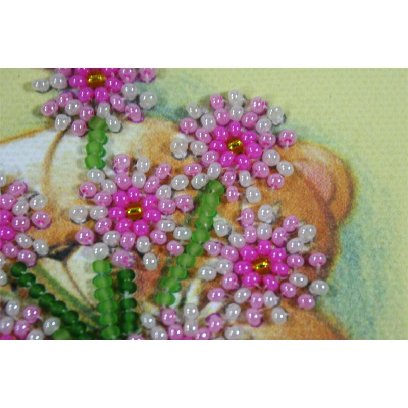 Bead Embroidery Magnet Kit "Bouquet for you"